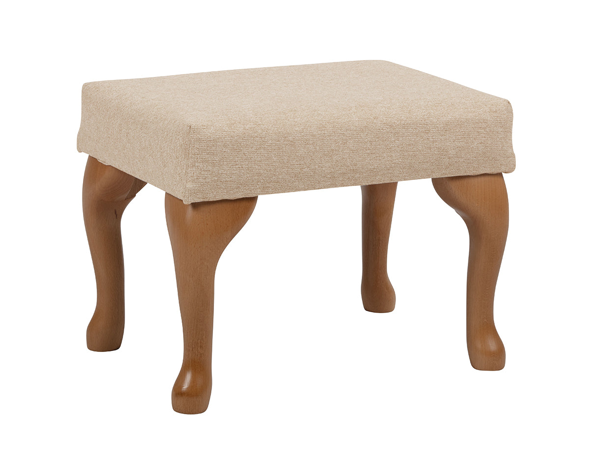 Queen Anne Stool - Oyster